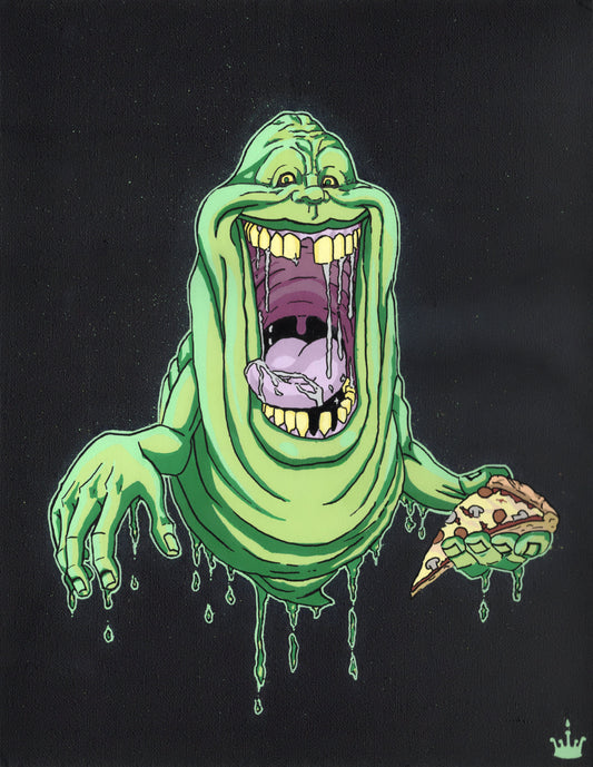 Original Painting Ghost Busters Slimy